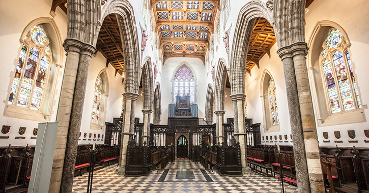 The chapel inside Auckland Castle